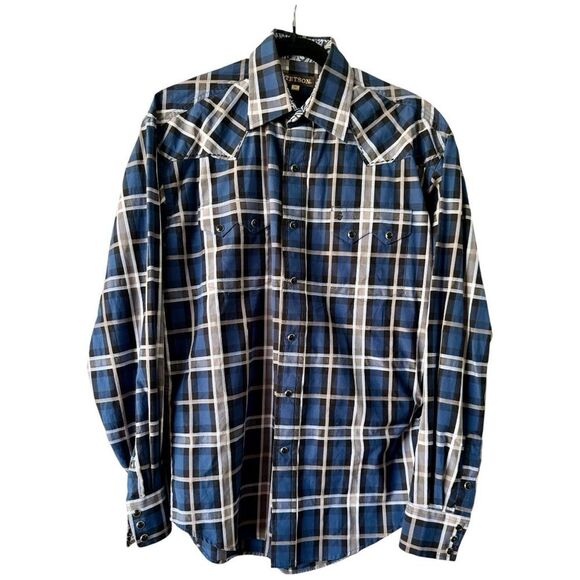 Stetson men's specialty western button down size M - Picture 2 of 10